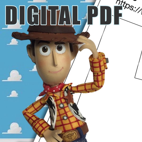 PDF - Woody moldes para min-fofucha y fofulapiz