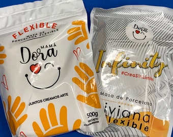 Flexible Professional Air Dry Clay - Cold Porcelain