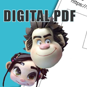 PDF - Eye template for fofuchas (Ralph and Vanellope)