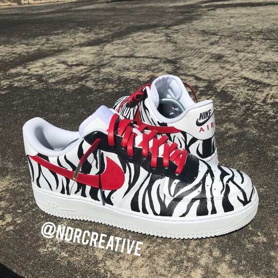 nike air force zebra