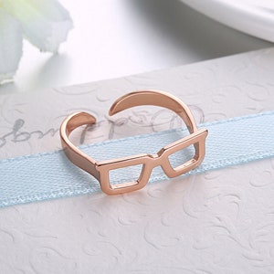 Eyeglass Rings - Rose Gold - Very Cute! Eye Glasses