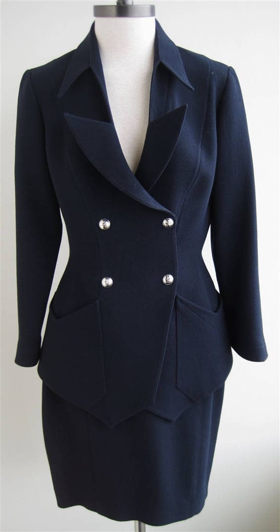 Vintage Thierry Mugler Skirt Suit