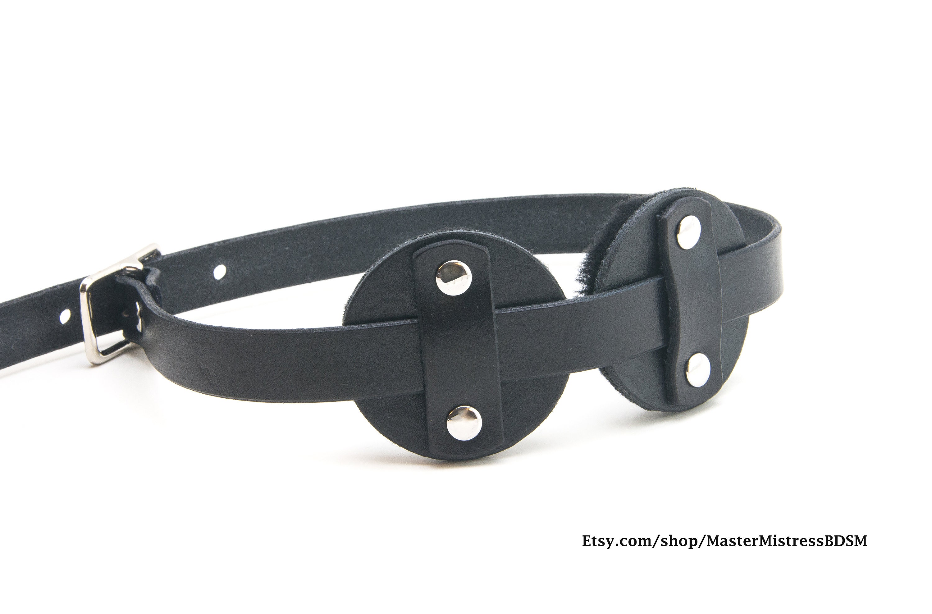 Berlin Pointy Leather Bondage Blindfold