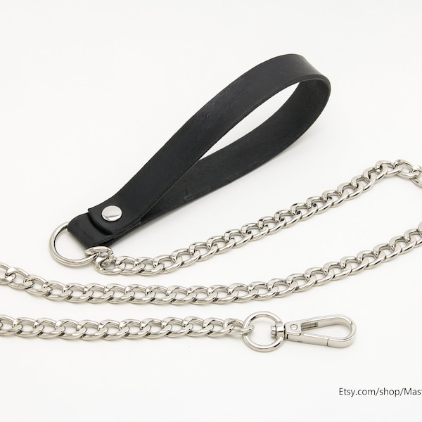 Bondage Leash, Bondage Leather Leash, BDSM Leash, Bondage Lead, Submissive Leash, Femdom Leash