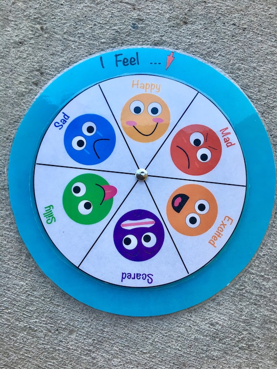 Emotion Wheel Printable Kids