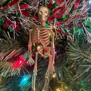 Skeleton Ornaments Halloween, Christmas, Anytime Gift image 2