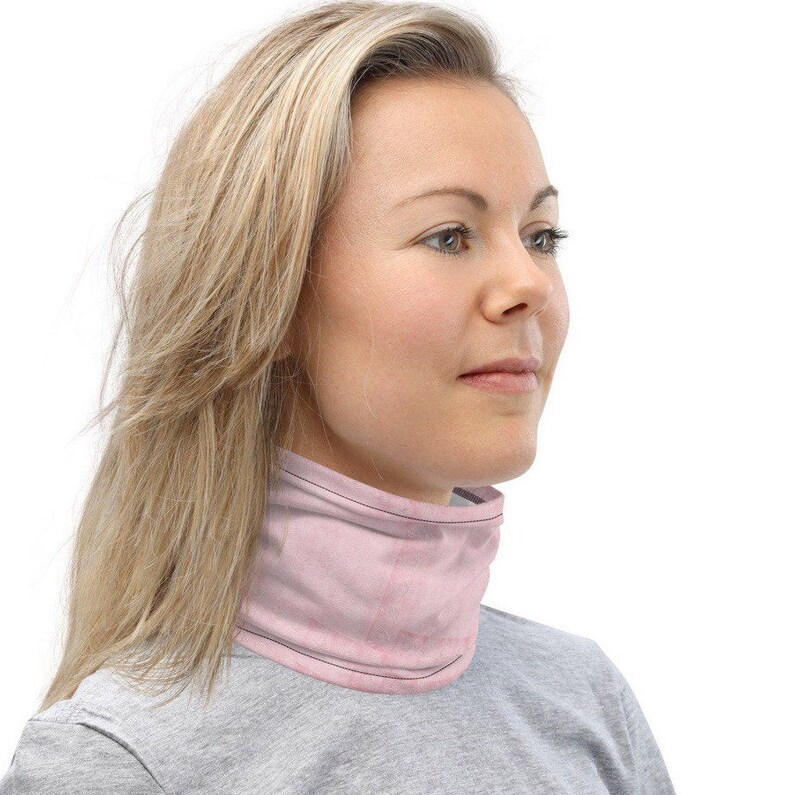 Pink Neck Gaiter Pink Face Mask Pink Ski Gaiter Face Mask Etsy