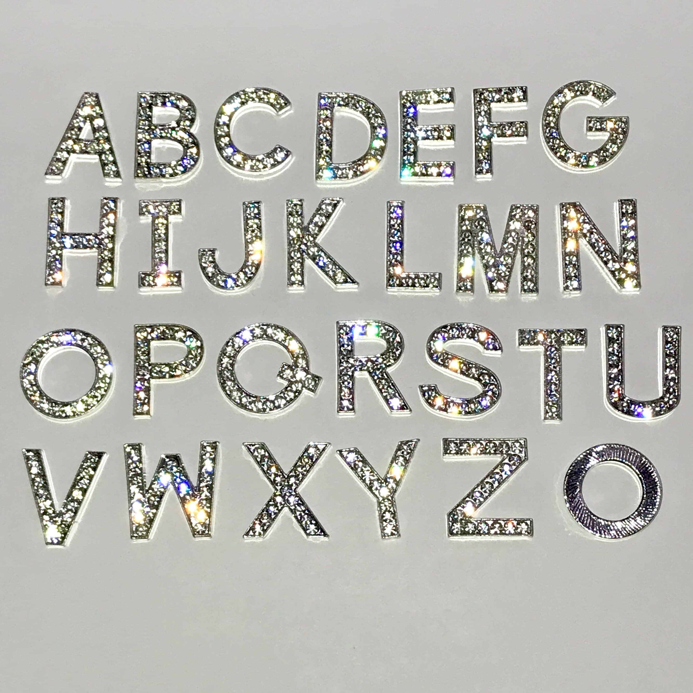 Rhinestone letters for bracelets sale