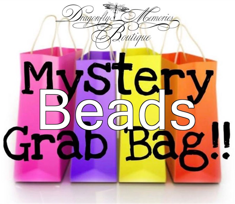 Czech Shamballa Pearls Beads Mystery Grab Bag Mystery Buy Surprise etc Crystal Gemstone Rounds Seed Lampwork - Anything Goes!