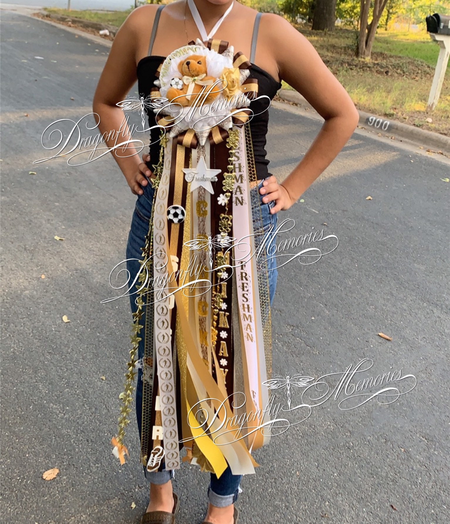 Single SOCCER Mum Mum W/ Brown BEAR Etsy