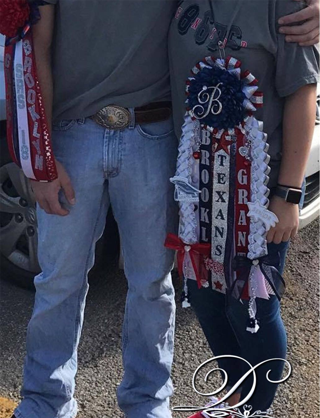 BLING High School HOMECOMING MUM Knee Length Custom Single | Etsy México