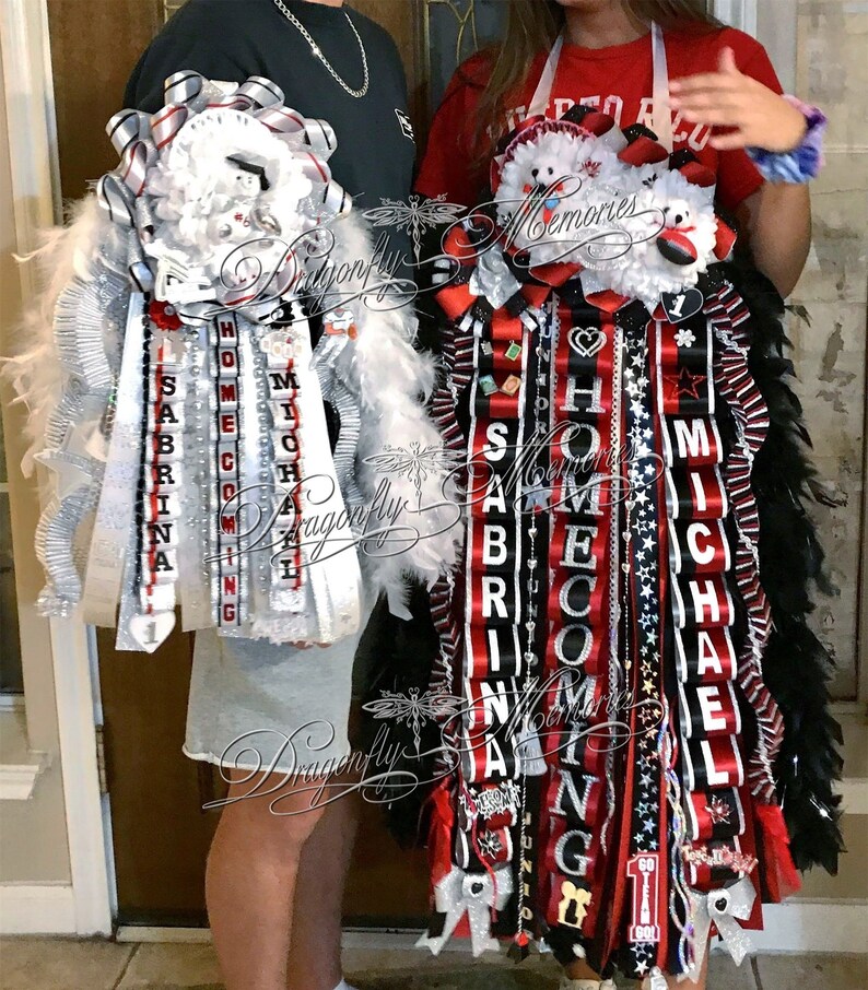 Personalized Senior Garter Mum Deluxe Senior Etsy