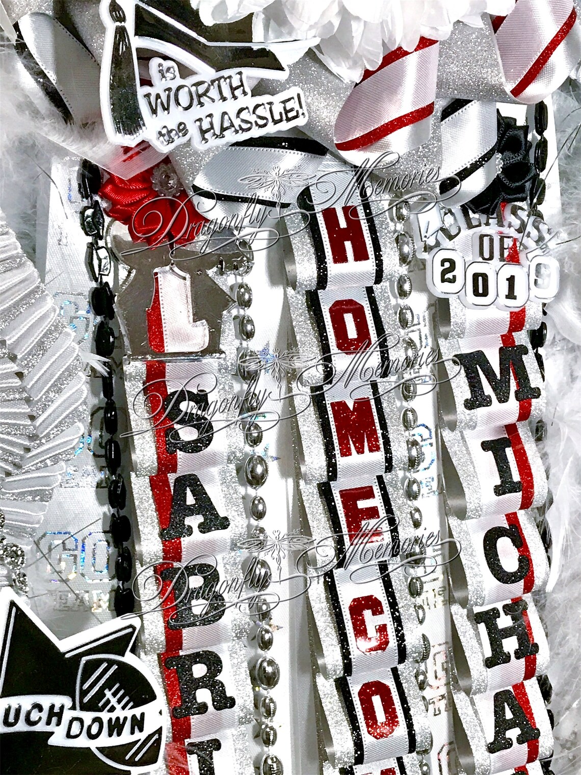 SENIOR SINGLE GARTER Personalized Garter Senior Etsy