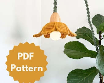 Macramè Flower Lamp Pattern