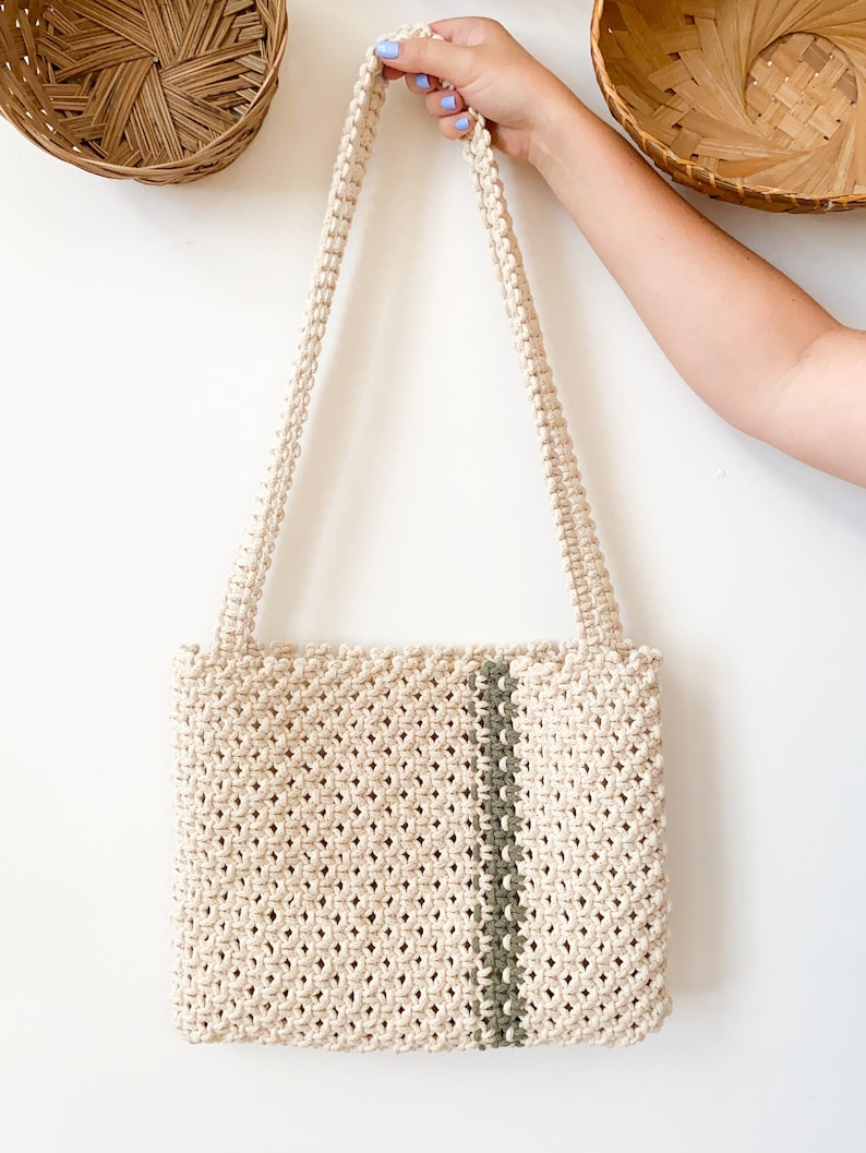 PDF Pattern Only- Macramé Tote Bag Pattern - Etsy