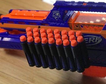 Nerf Rail Dart Holder | Blaster Ammo Storage | Holds 24 Darts | Nerf Mod Accessory | Tactical Nerf Upgrade | Nerf Gift Idea
