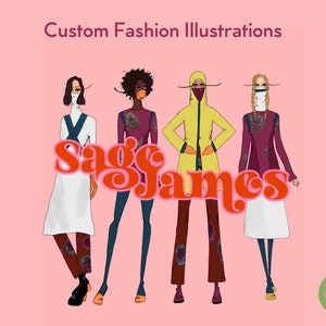 Custom Digital Fashion Illustration