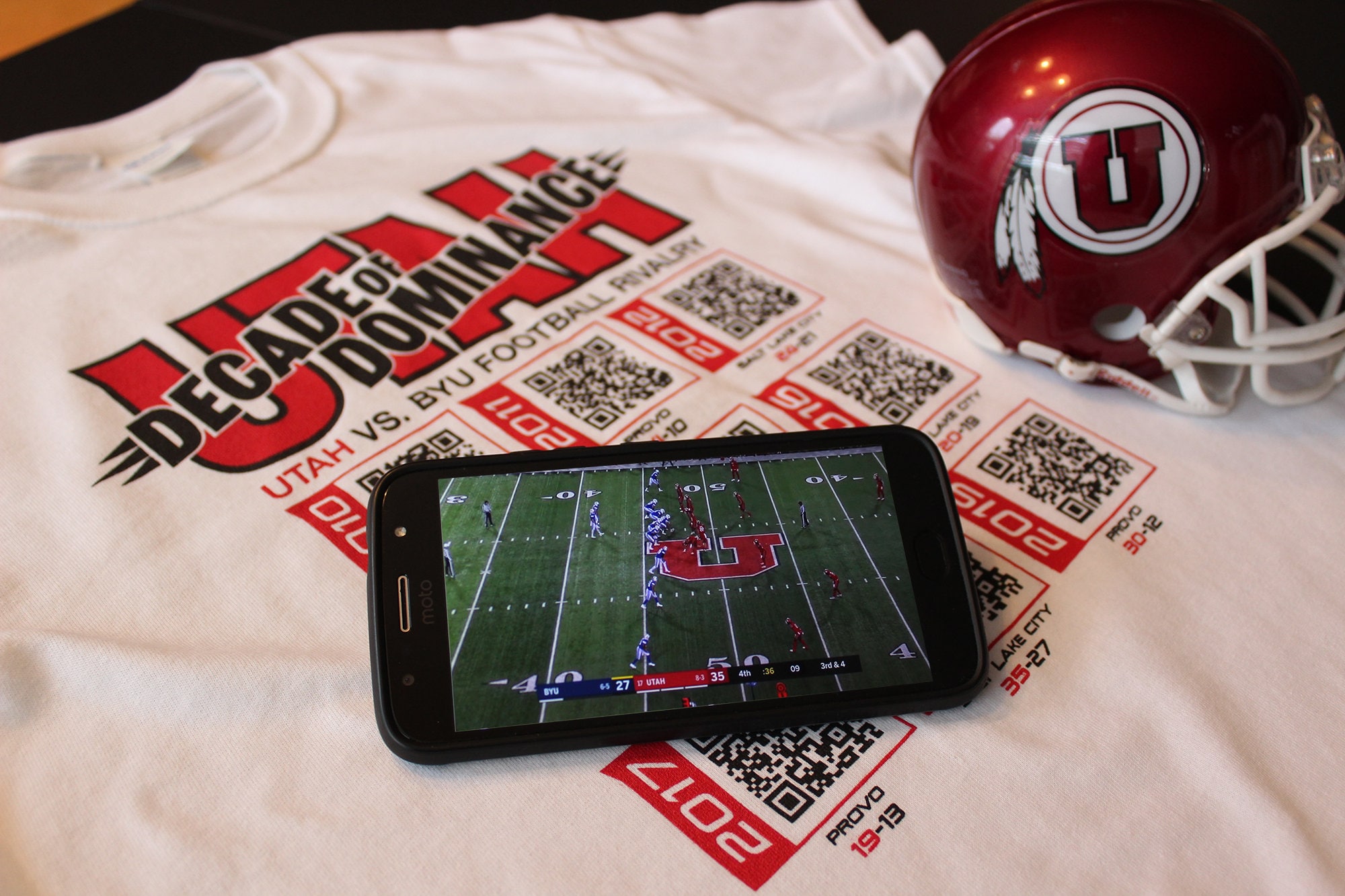 Interactive Utah Vs. BYU decade of Dominance Etsy