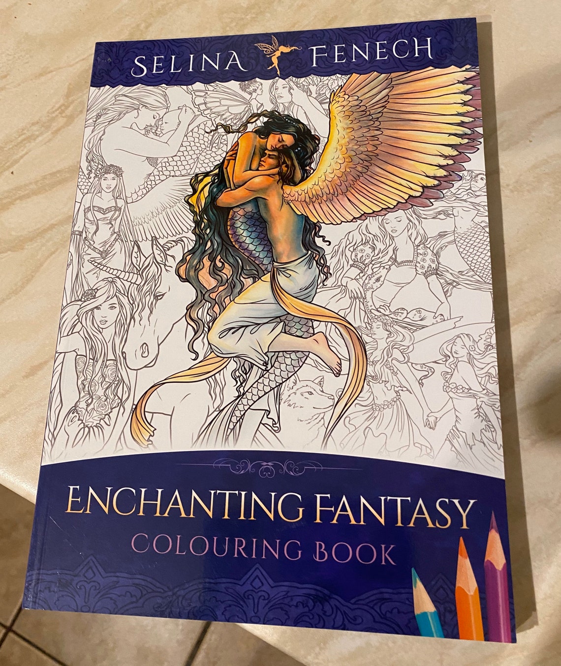 Selena Fenech Enchanting Fantasy Colouring Book | Etsy