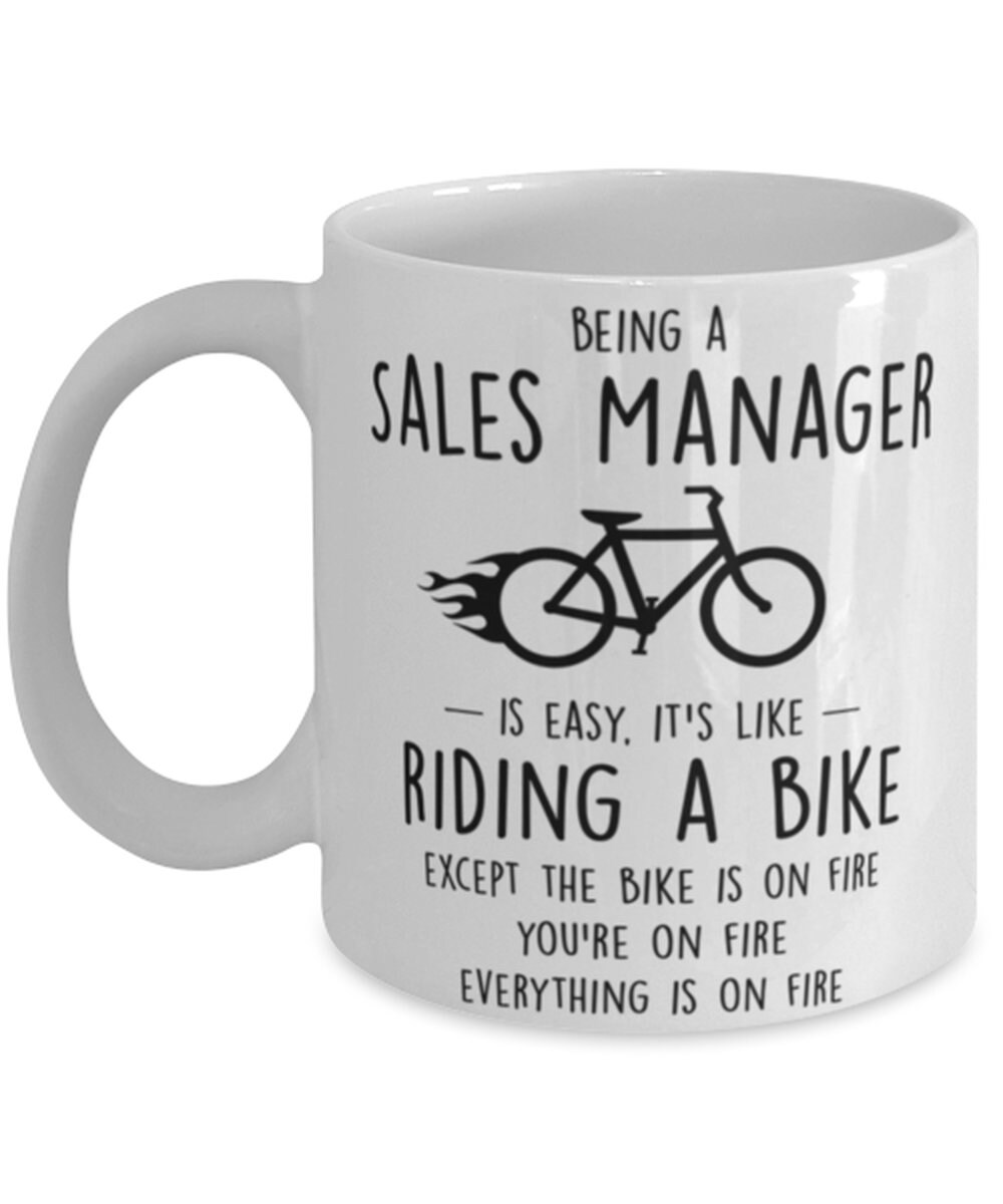 Funny Sales Manager Mug Gift Being A Sales Manager is Easy Etsy UK