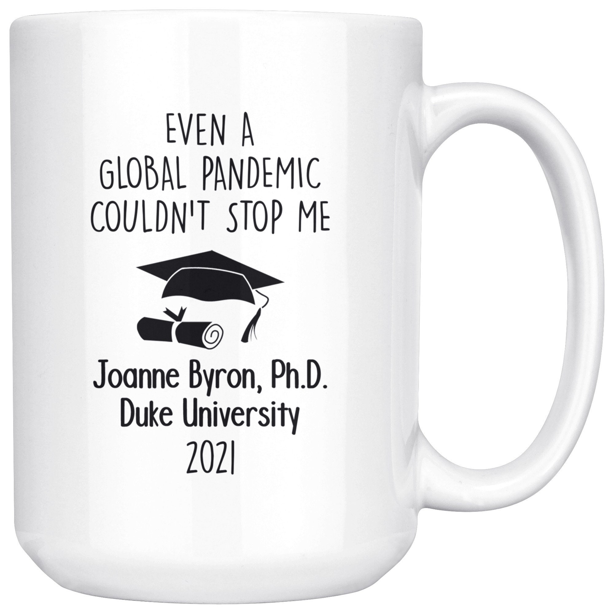  Personalized Graduation Mug 2022, Even a Global