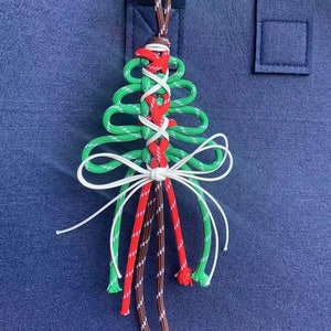 Christmas Tree Rope Purese Charm Bag ，Keychain ，Cool Knot Rope Bag Charms For Purse,Stylish Bag Charm,Bag Charm,Christmas Gift,Bag CharmS