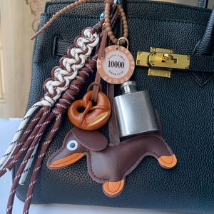 2025 New Y2k Rope Purese Charm Bag Keychain ， Bread puppy Bag Charm For Purse,Dog Bag Charm，Bag Charm,  Bag Charms,Custom bag Charm