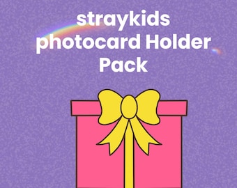 StrayKids バイアスパック、フォトカードホルダーパック