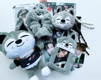 StrayKids SKZOO テディベア Wolfchan Stray Kids SKZOO WolfChan Plush Doll 60cm 23.6inch Teddy Ver