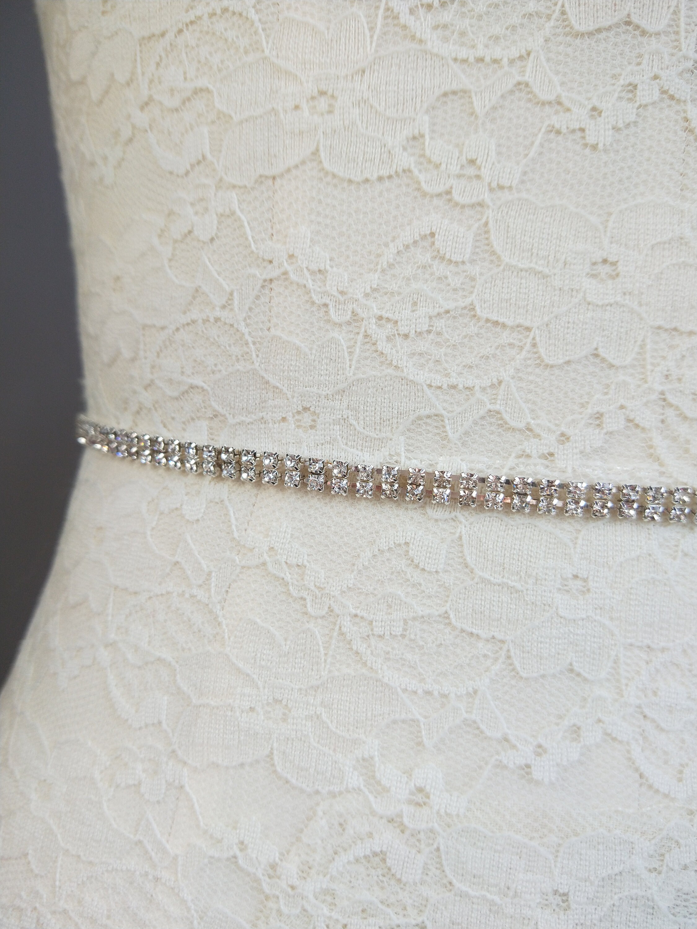 Bridal belt silver belt silver 