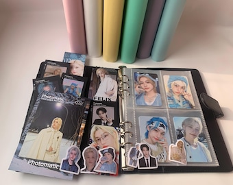 A5 Kpop Photocard Binder | Photo Binder  |Kpop Binder |Photocard Holder | Photocard Album | Kpop Photocard| PC Binder|Gift for her|Gift