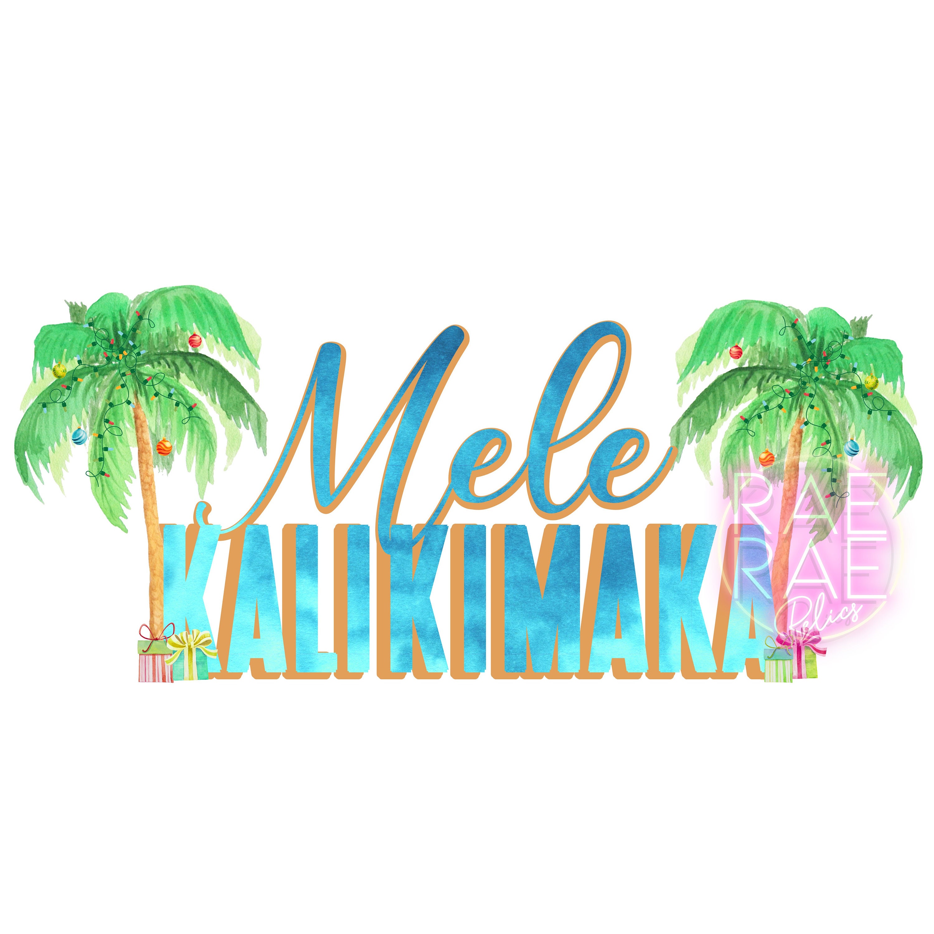 Mele Kalikimaka Digital File Etsy