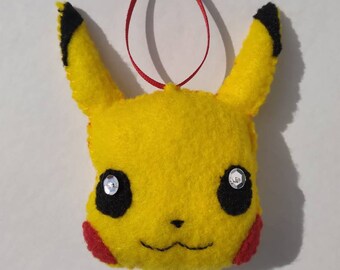 Pokemon Pikachu Ornament/Gift Topper, Personalize-Able!