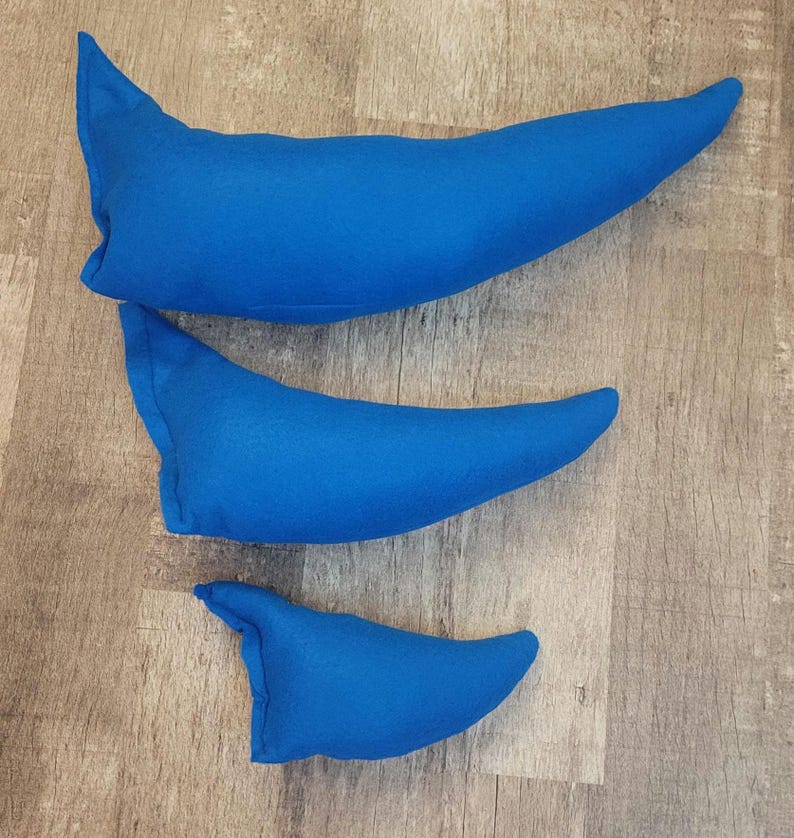 Sonic Tail OR Amy Rose Tail OR Shadow Tail OR Super Sonic Costume Accessory for Babies, Kids and Adults Cosplay! Multiple Color Options Sonic BLUE