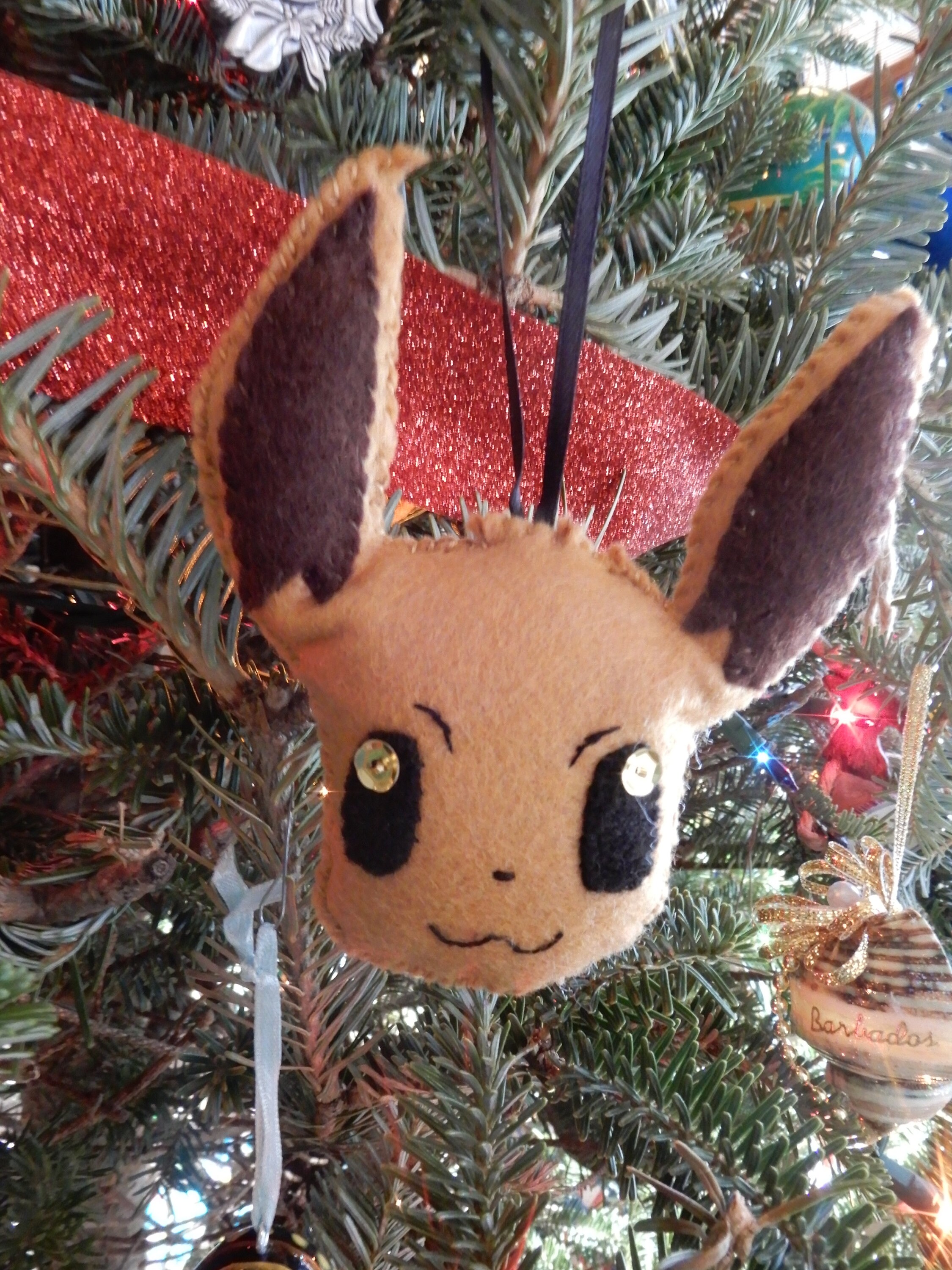 Eevee Pokemon Go Christmas Ornament/Gift Etsy Nederland