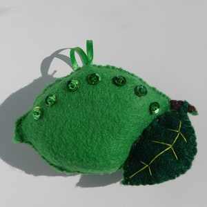 Lime/Key Lime Citrus Fruit Christmas Ornament or Gift Topper, Personalize-Able, Lime Gift, Lime Keepsake/Party Favor