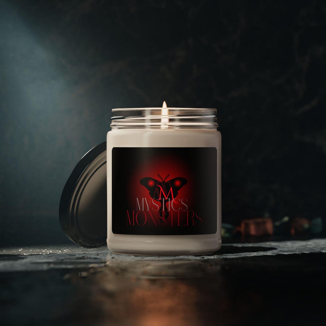 Mothman;mystics and Monster-scented Soy Candle, 9oz - Etsy