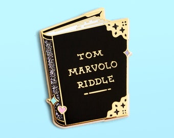 The Diary Enamel Pin - Magic Enamel Pin - Wizard Pin - Book Lover Pin - Book Pins - Cute Pins - Witchcraft Wizardry Pin - Bookish Gift
