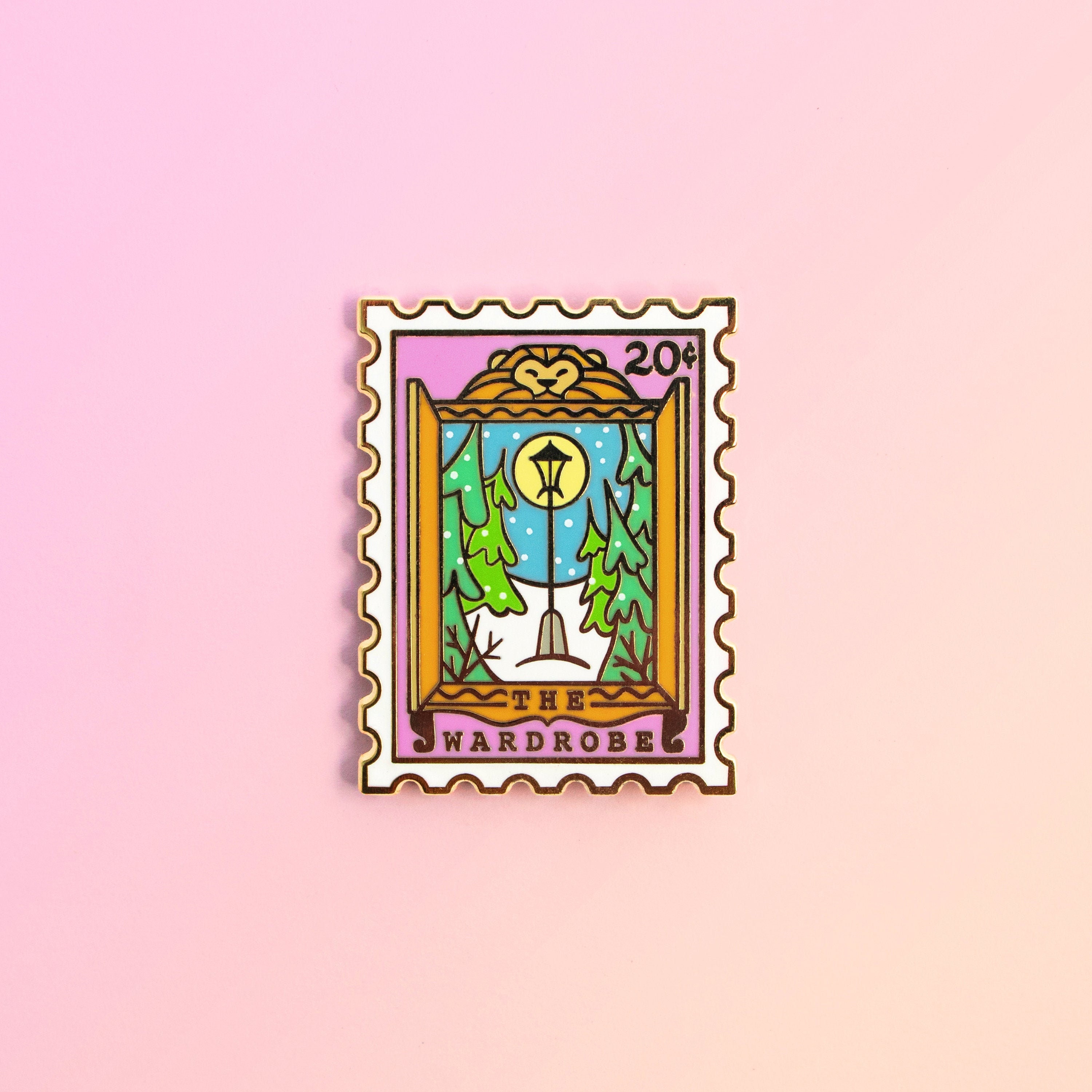 The Wardrobe Enamel Pin - Narnia Pin - The Lion, The Witch and the Wa…