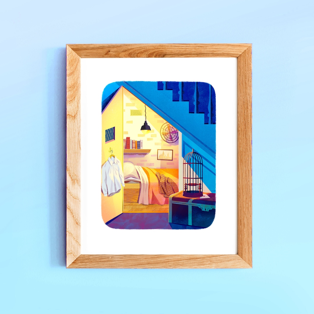 The Cupboard Art Print Magical Decor Magical Art Print Home Decor Print