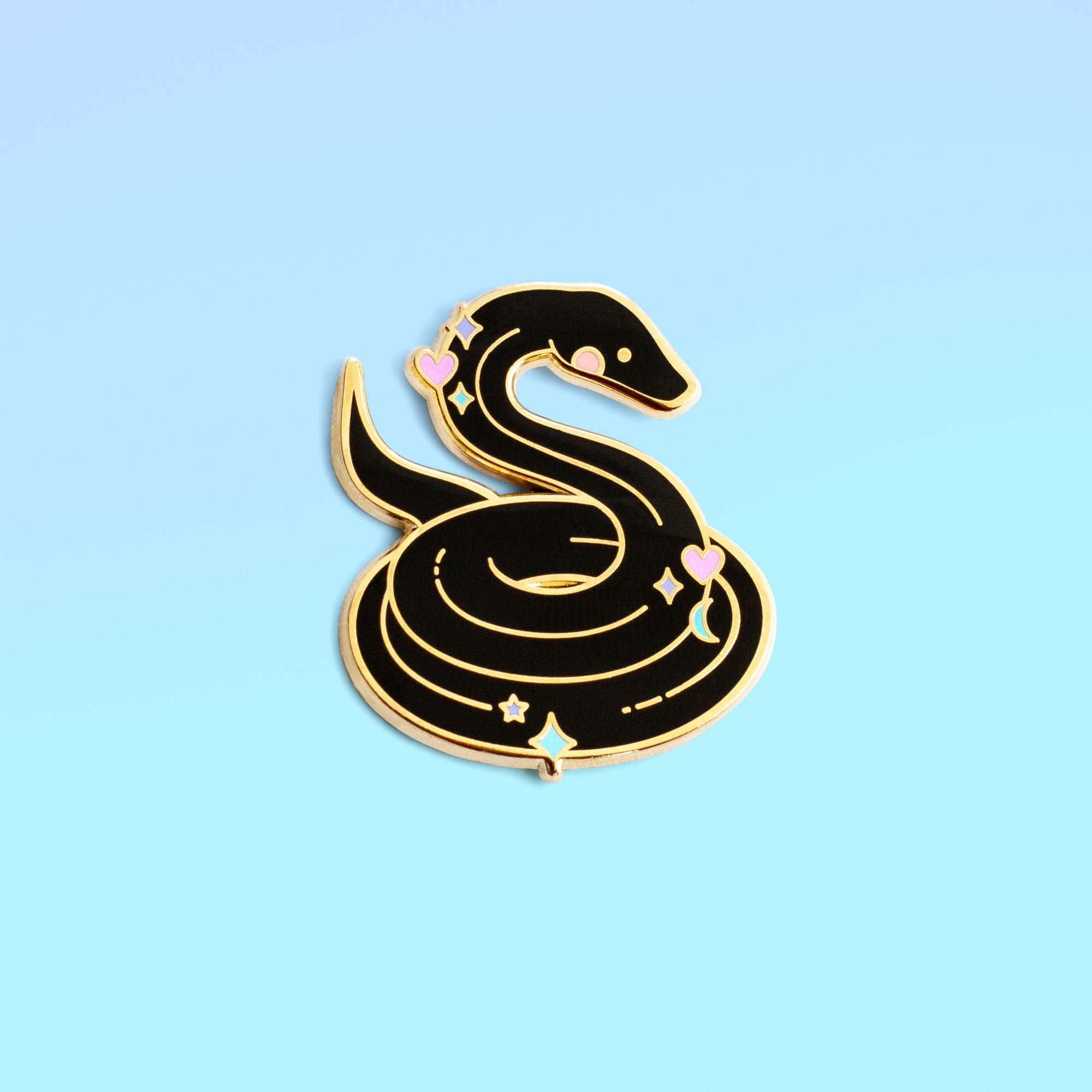 The Snake Enamel Pin - Magic Enamel Pin - Wizard Pin - Book Lover Pin…