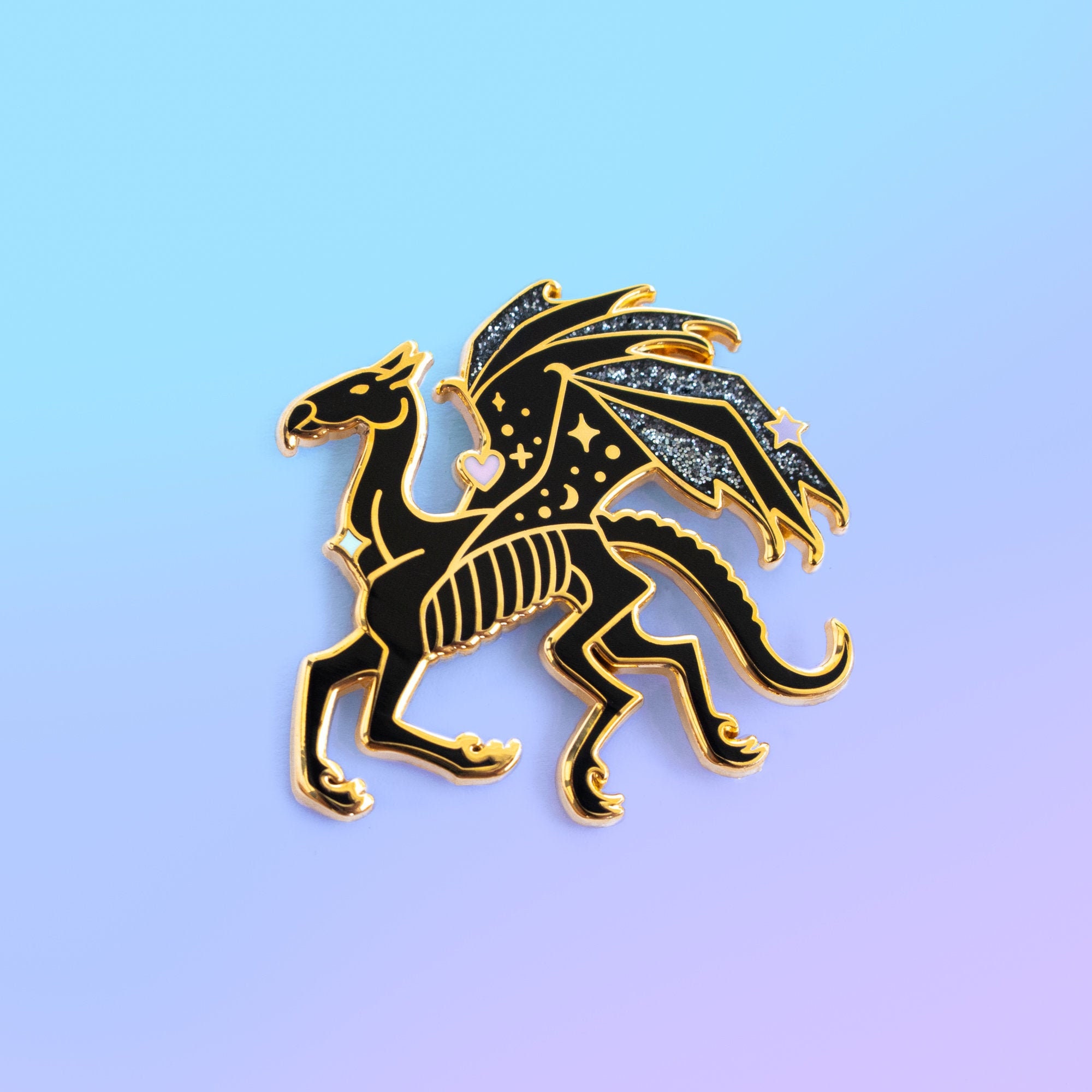 Thestral Pin - Magic Enamel Pin - Wizard Pin - Bookish Pin - Book Pin…