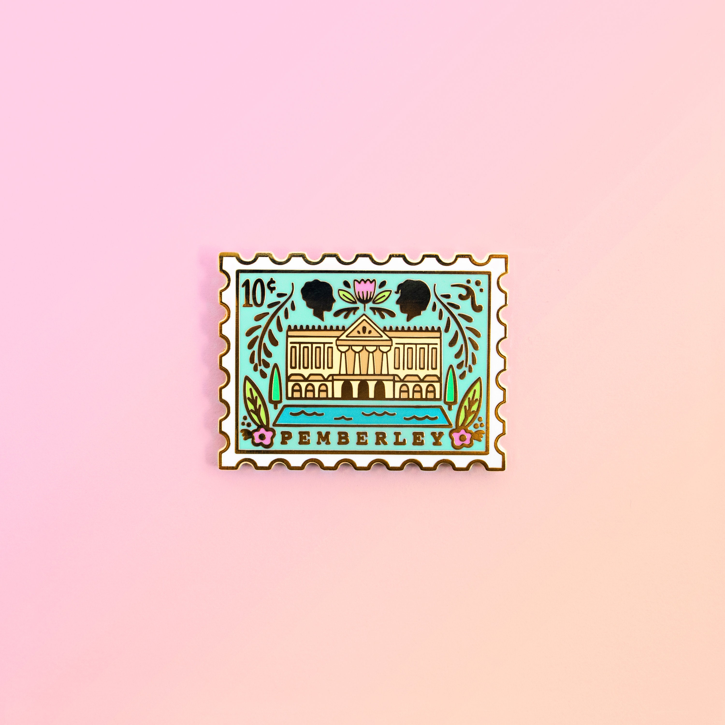 Pemberley Pin - Pride and Prejudice Pin - Book Enamel Pin - Jane Aust…
