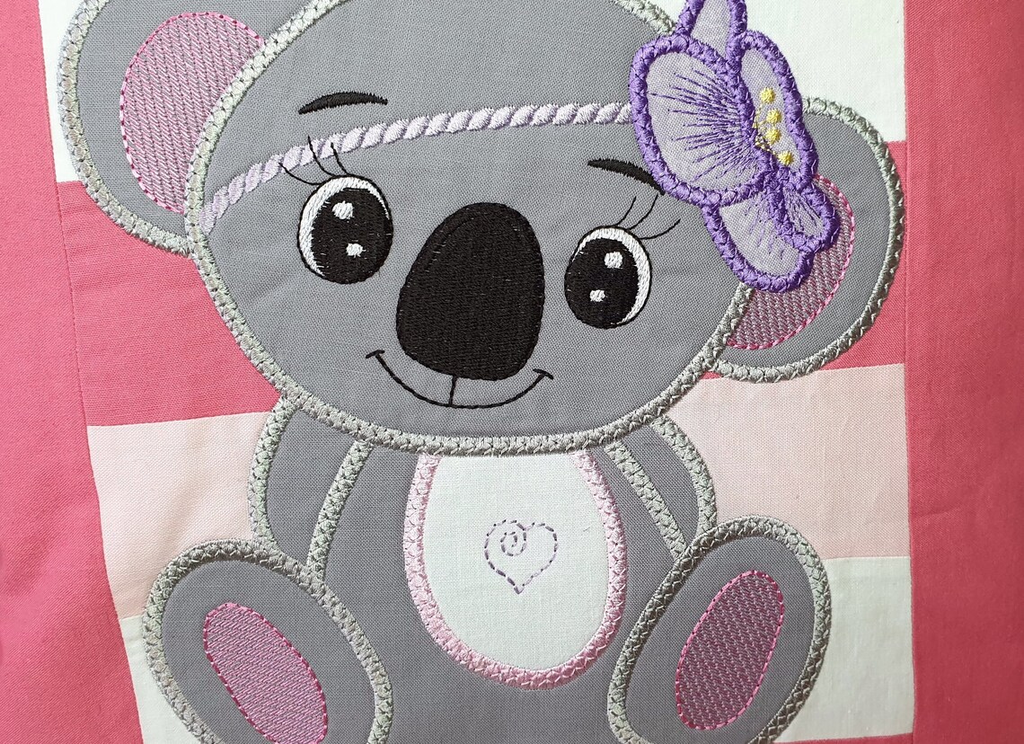 Koala Bear Patchwork Baby Quilt and Cushion Etsy