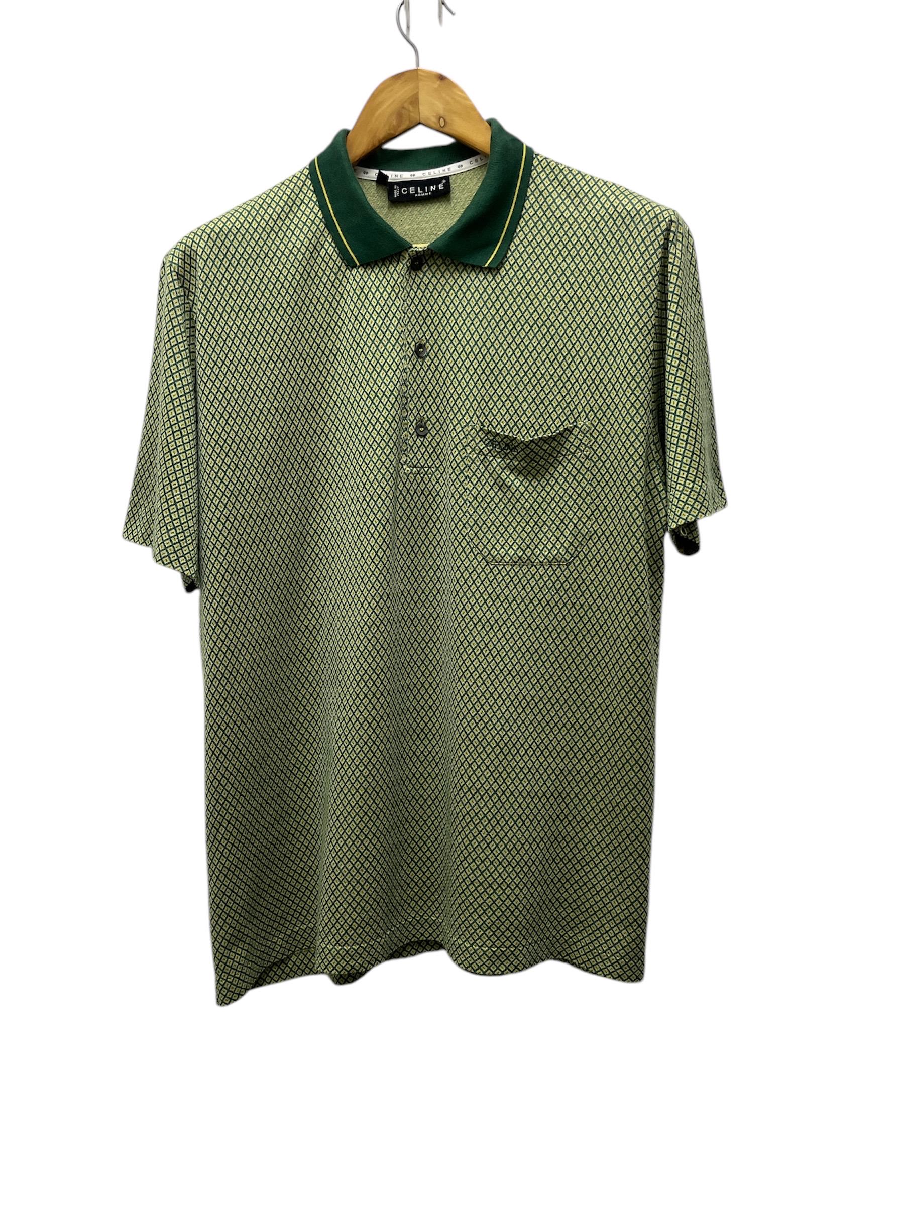 Celine Made in Italy Celine Homme Monogram Polo Shirt | Grailed