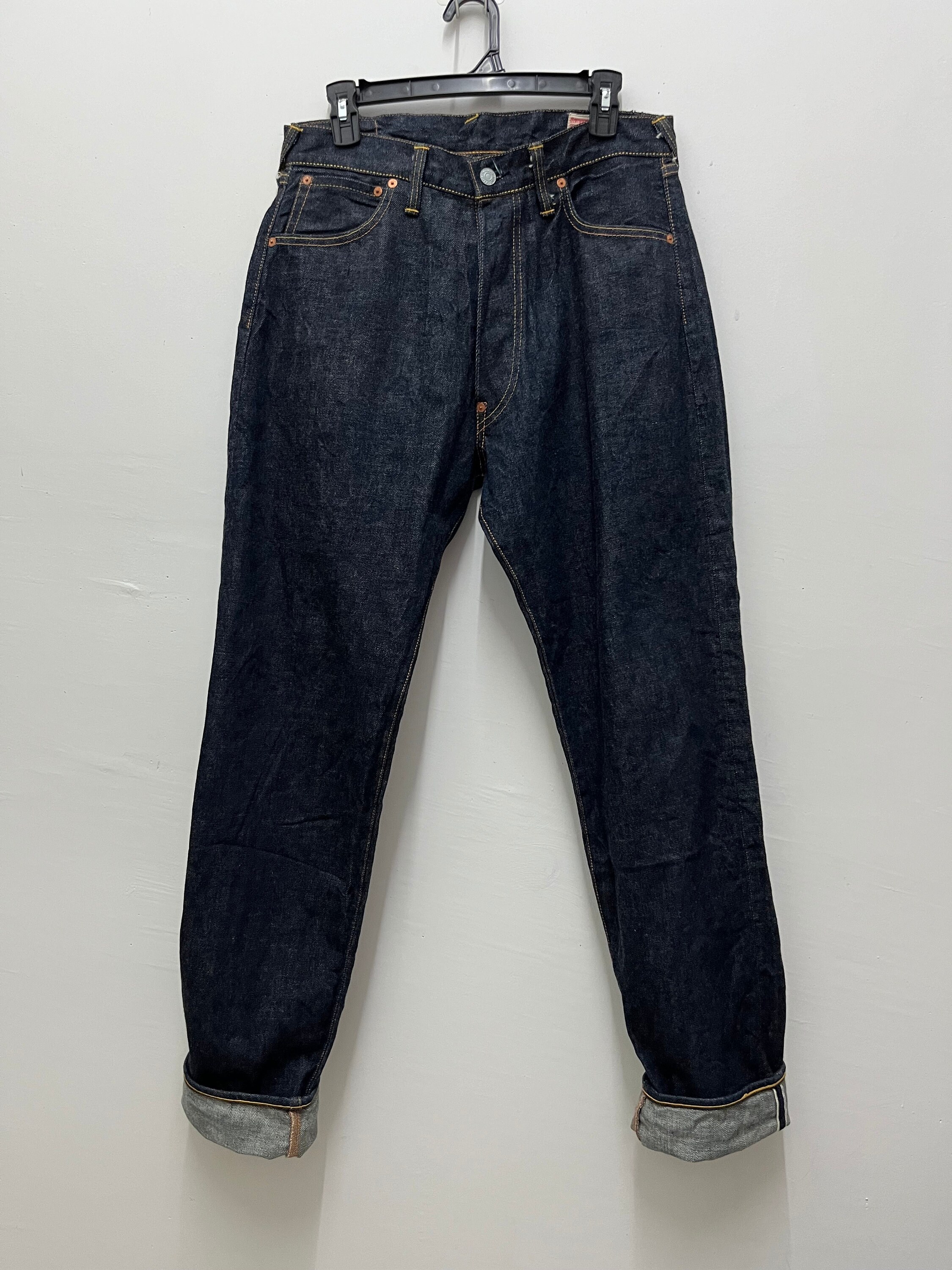希少 evisu 長き yamane 濃紺 hayaoki シルクデニム ufo