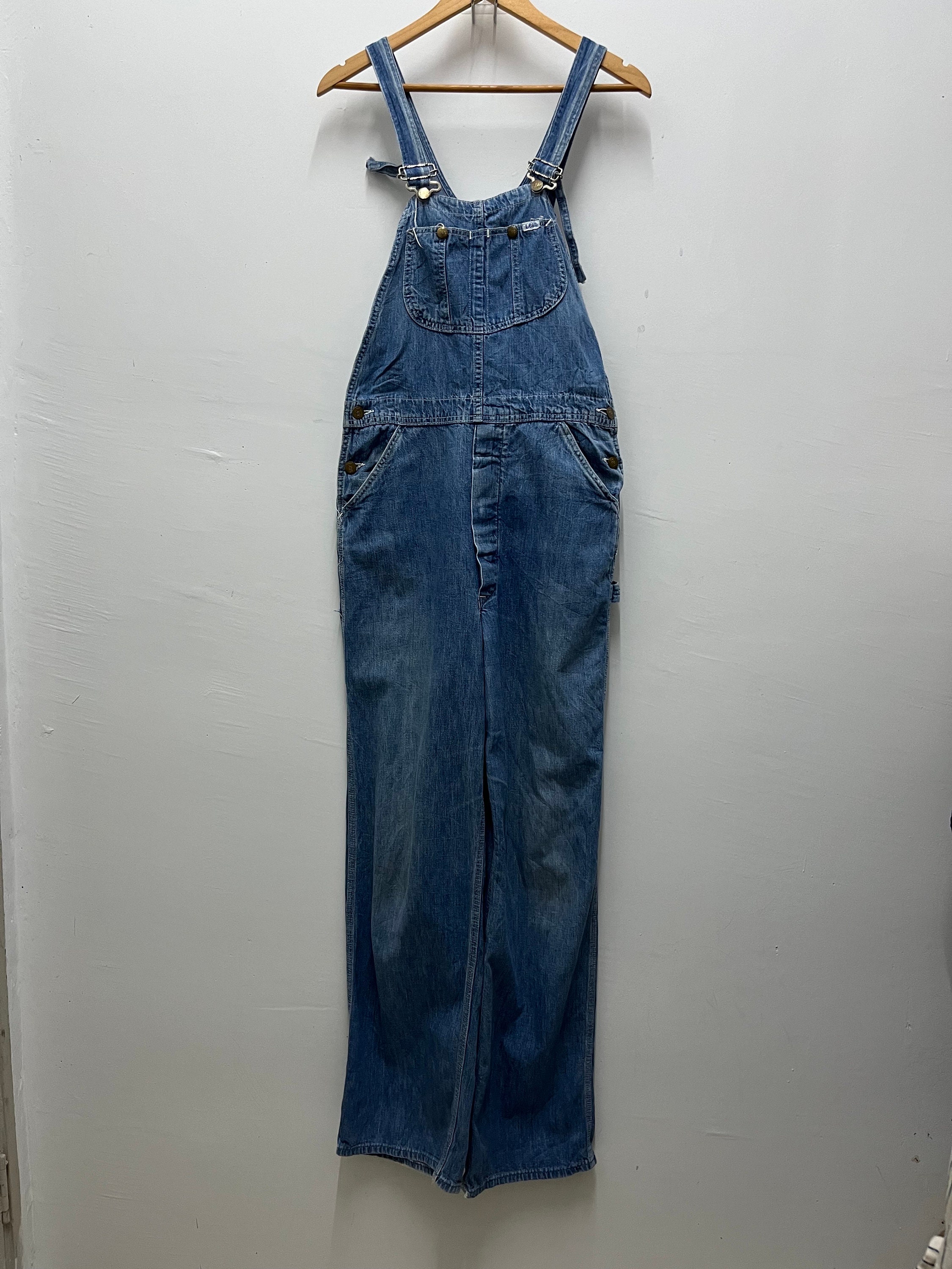 Vintage 70s 80s Lee USA Coverall Denim - Etsy