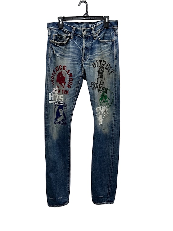 Vintage Super Rare Hysteric Glamor Japan Detroit Forever Selvedge 