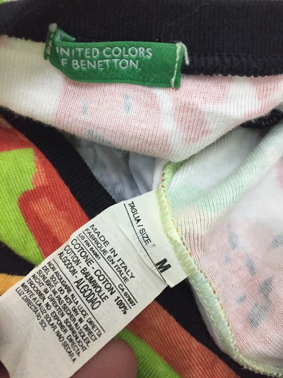 Vintage Benetton Printed Colorful Tank Tops Women - image 3