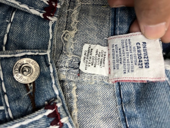 Buy Vintage True Religion Joey Big T Straight Denim Pants W31 